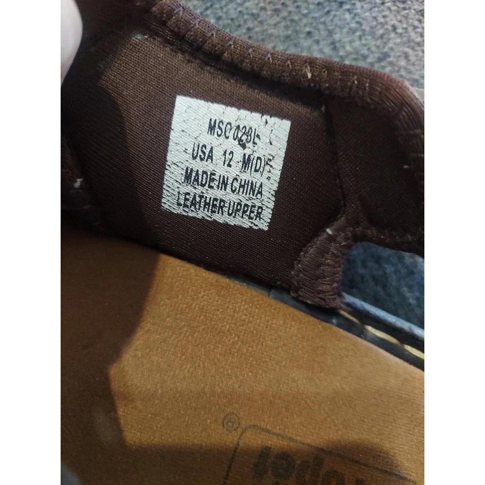 Propet Jordy Men's Sandal,‎ Coffee Bean, Size 12 M(D) Leather Upper Summer Shoes